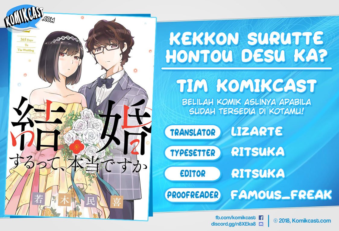 Kekkon Surutte, Hontou Desu ka? Chapter 24 Gambar 1